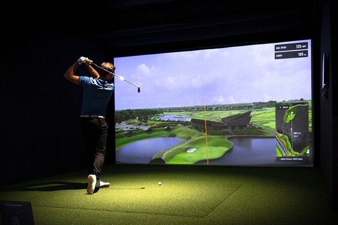 Simulador de golf en Morsa's Proshop